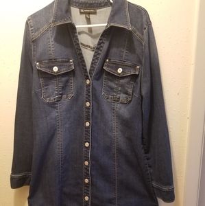 Inc Denim Dress Size 16